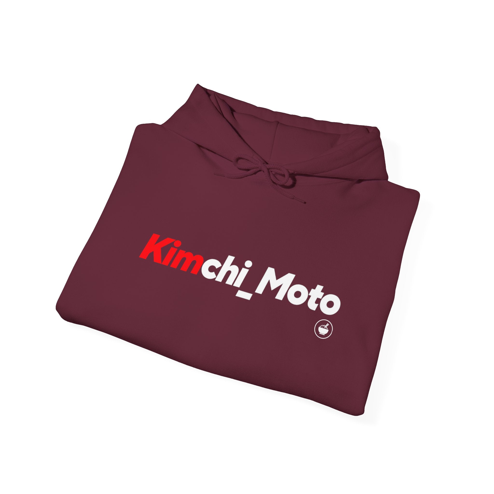 Kimchi Hoodie — "No Kimchi No Rice" Korean Food Graphic Pullover