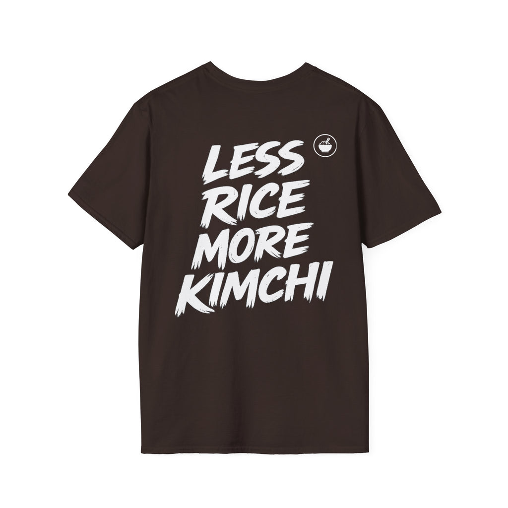 Kimchi T‑Shirt — 'Less Rice More Kimchi' Graphic Tee