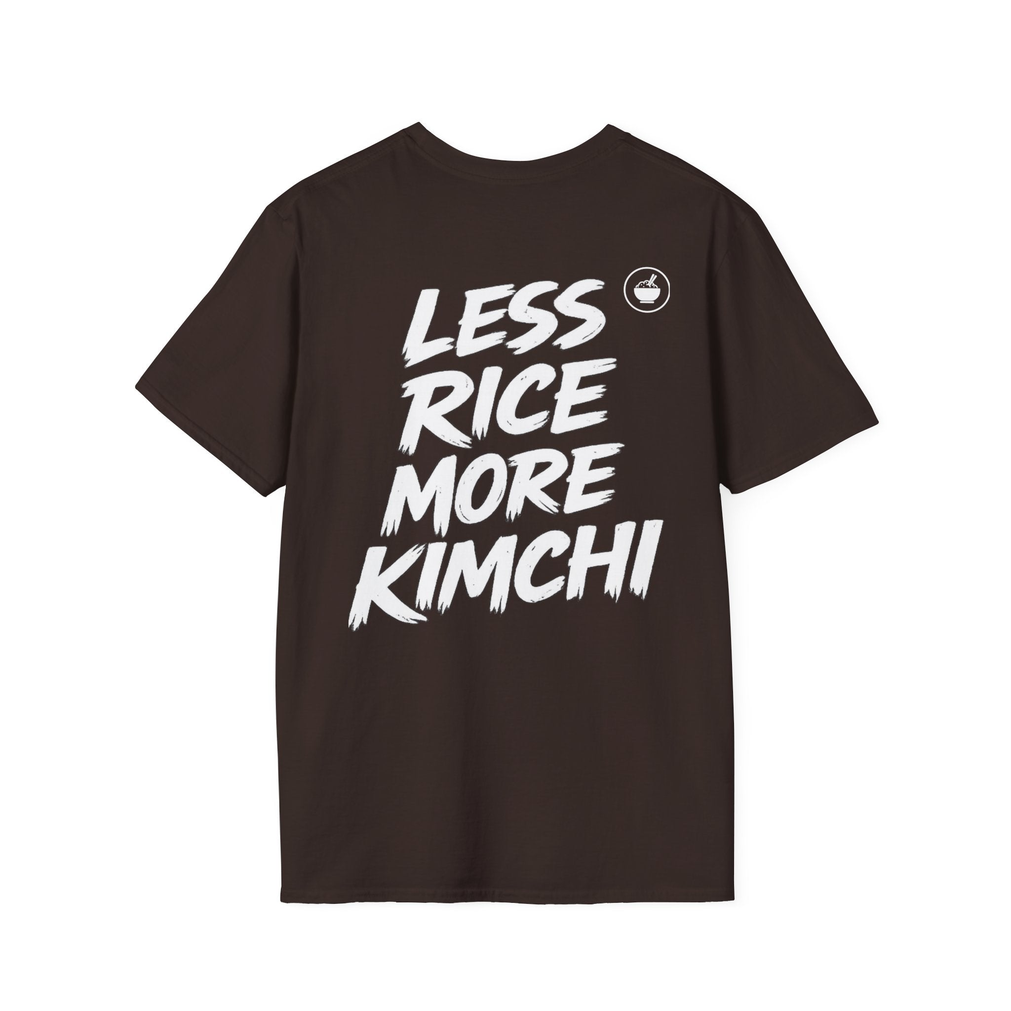 Kimchi T‑Shirt — 'Less Rice More Kimchi' Graphic Tee