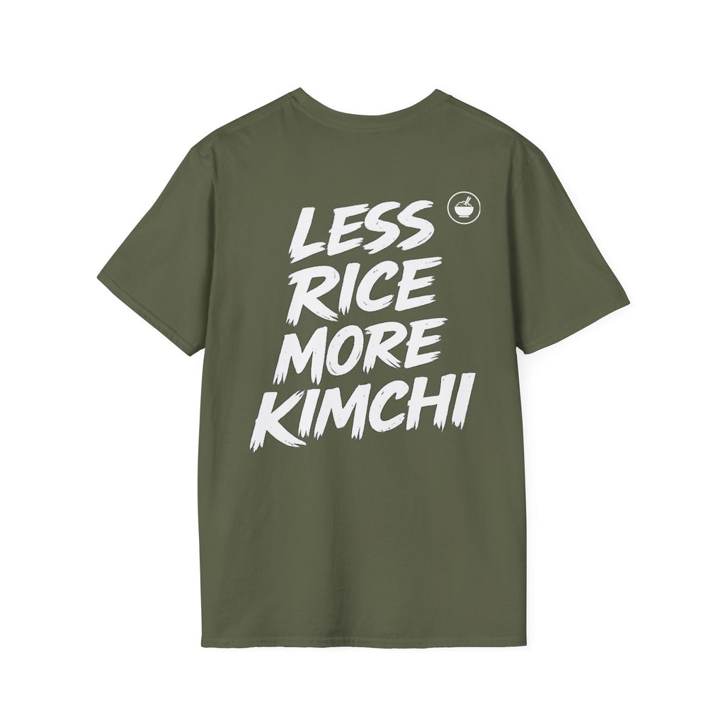 Kimchi T‑Shirt — 'Less Rice More Kimchi' Graphic Tee