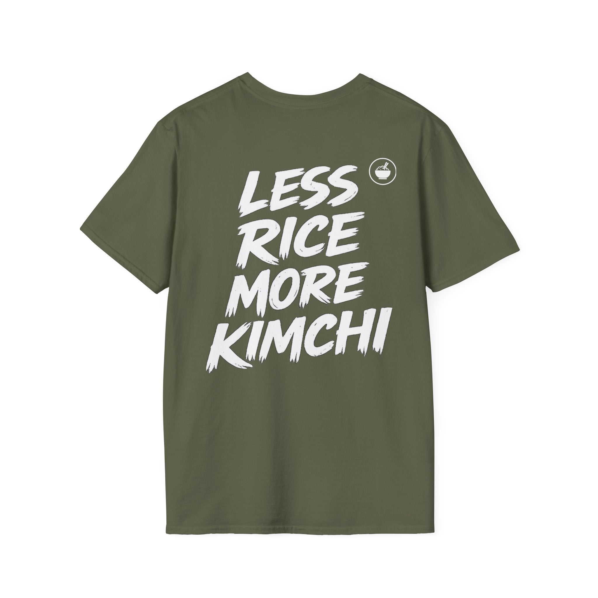 Kimchi T‑Shirt — 'Less Rice More Kimchi' Graphic Tee