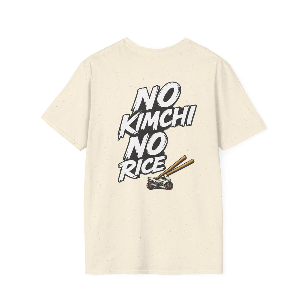 Kimchi Name Tee — “No Kimchi No Rice” Graphic T-Shirt