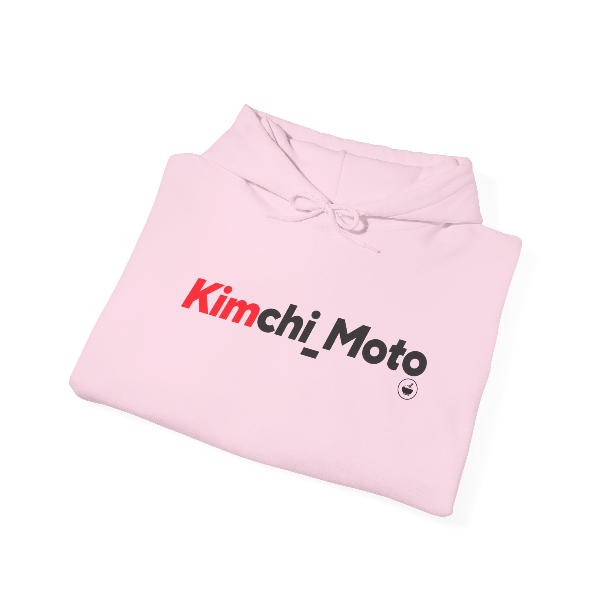 Kimchi Moto Limited Time Hoodie — "No Kimchi No Rice" Pink K-Pop Streetwear Hoodie