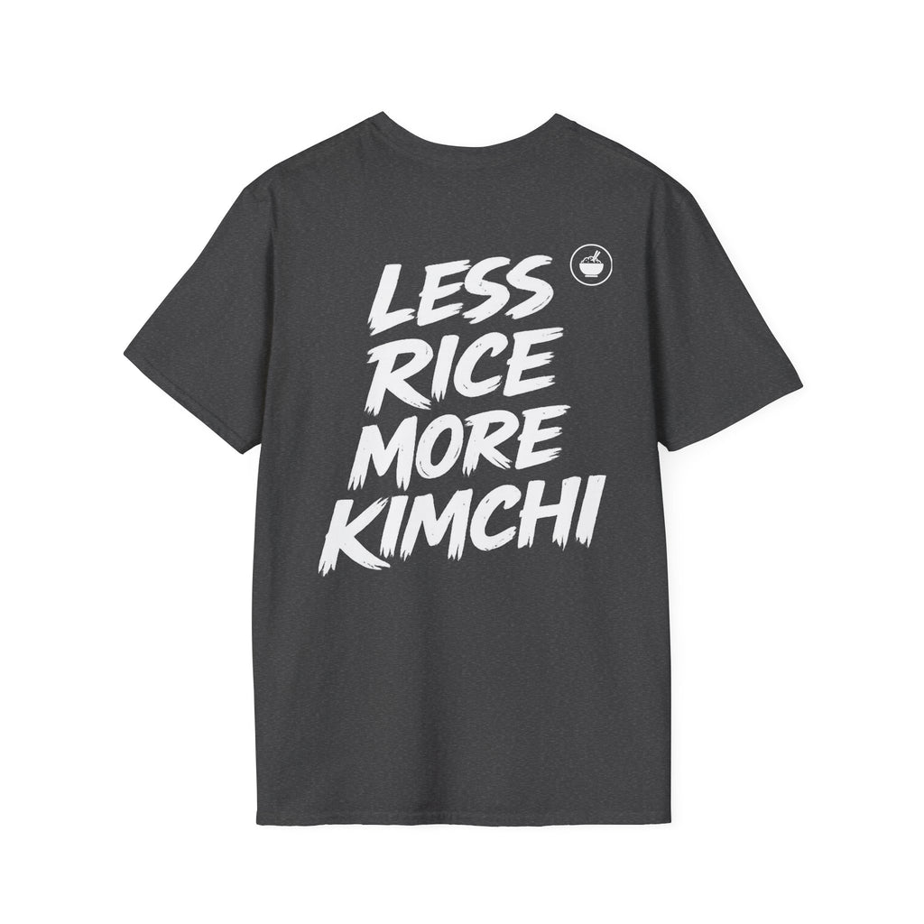 Kimchi T‑Shirt — 'Less Rice More Kimchi' Graphic Tee
