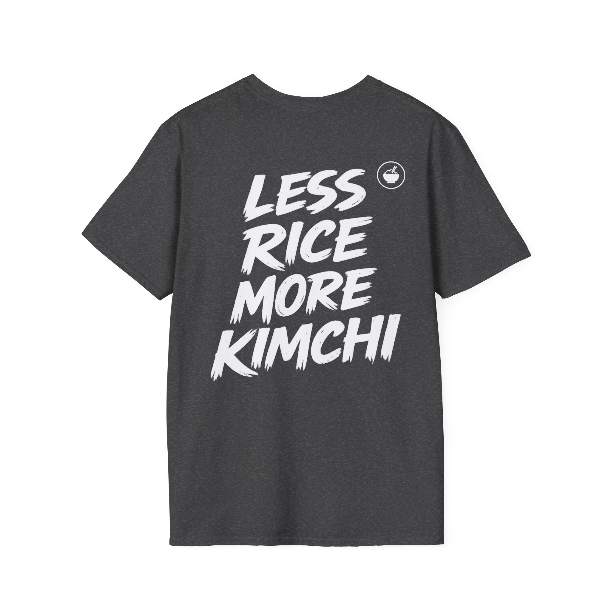 Kimchi T‑Shirt — 'Less Rice More Kimchi' Graphic Tee