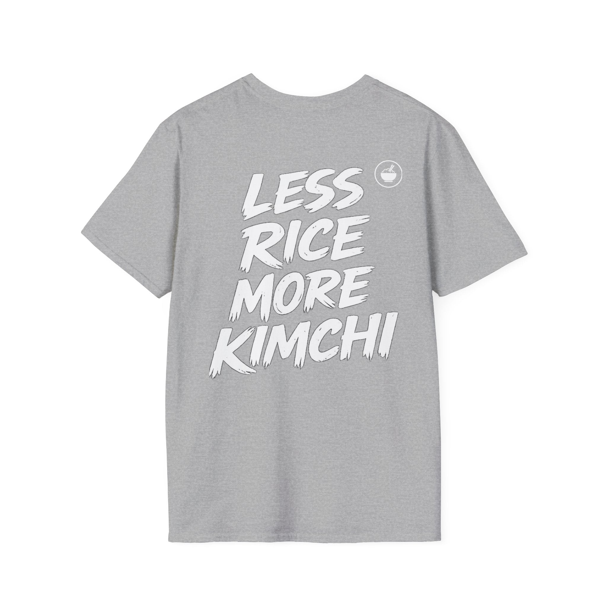 Kimchi T‑Shirt — 'Less Rice More Kimchi' Graphic Tee