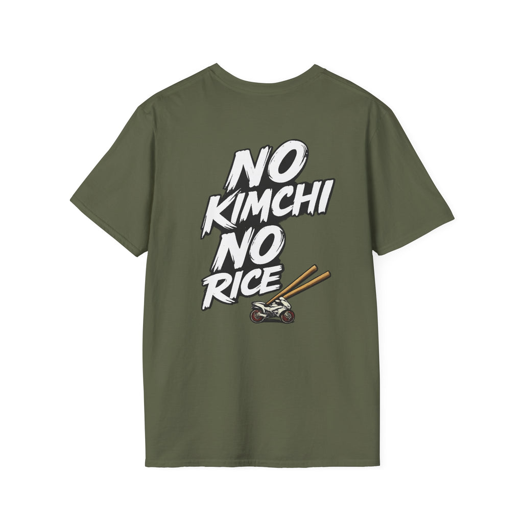 Kimchi Name Tee — “No Kimchi No Rice” Graphic T-Shirt