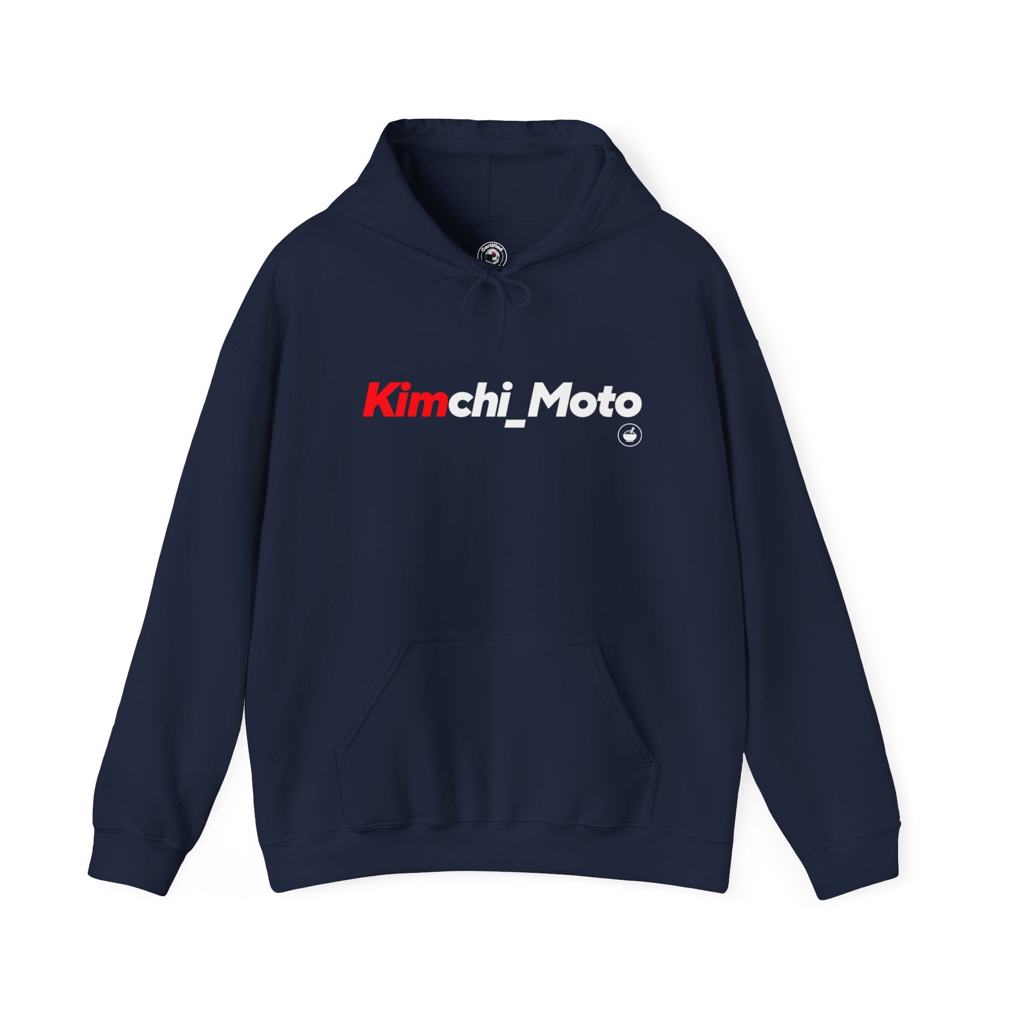 Kimchi Hoodie — "No Kimchi No Rice" Korean Food Graphic Pullover