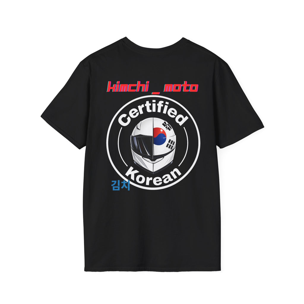 Certified Korean Helmet T-Shirt — Kimchi_Moto Motorcycle Tee