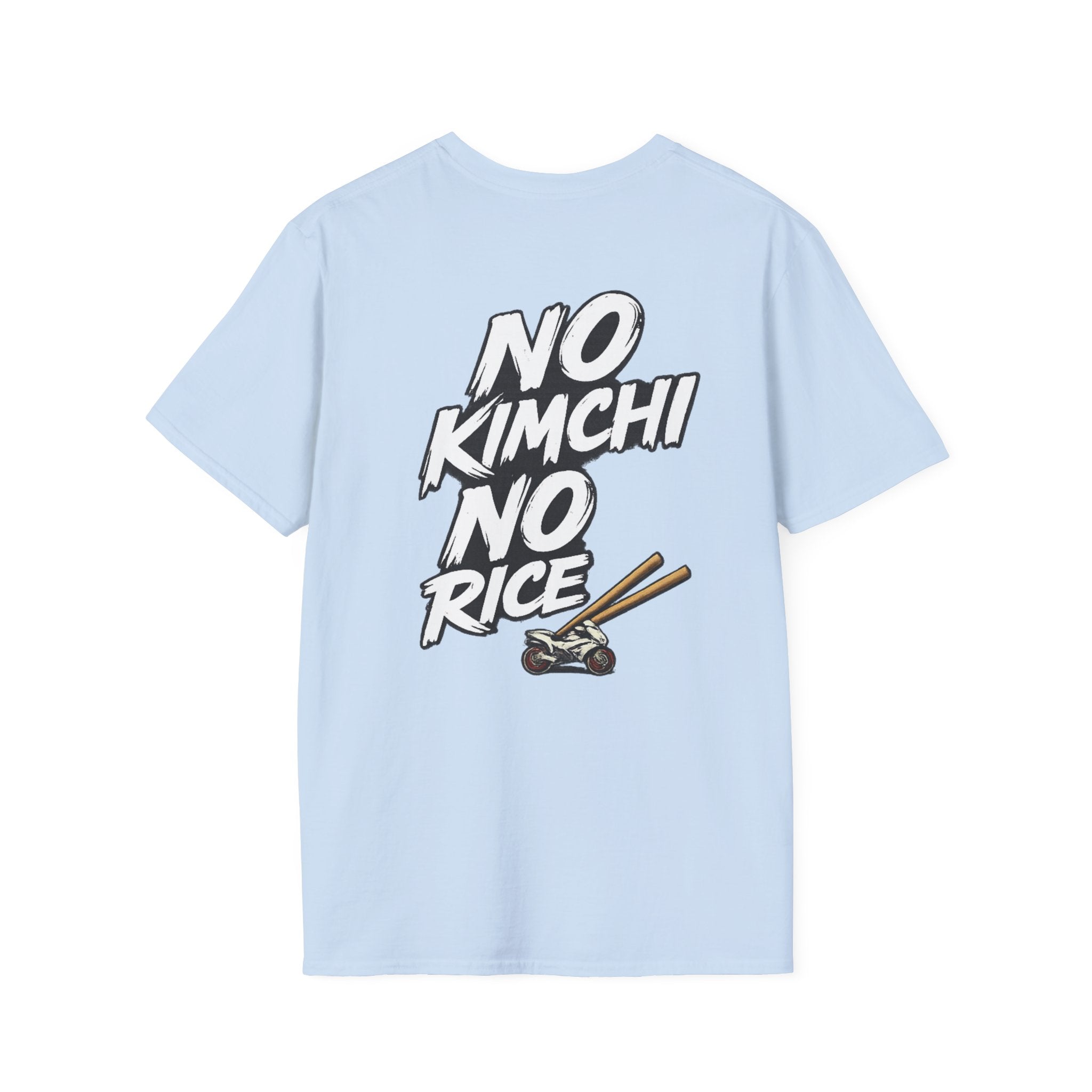 Kimchi Name Tee — “No Kimchi No Rice” Graphic T-Shirt