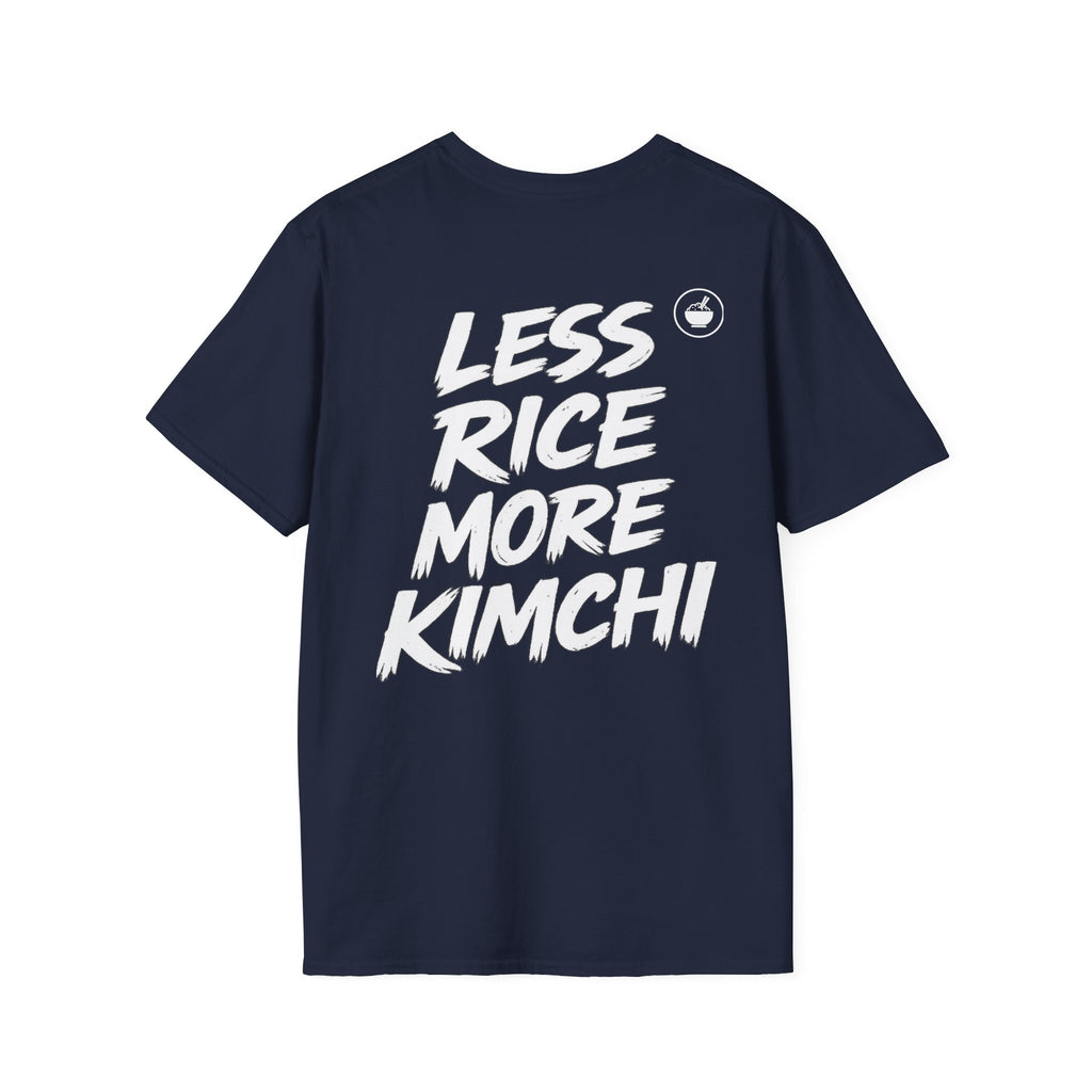 Kimchi T‑Shirt — 'Less Rice More Kimchi' Graphic Tee