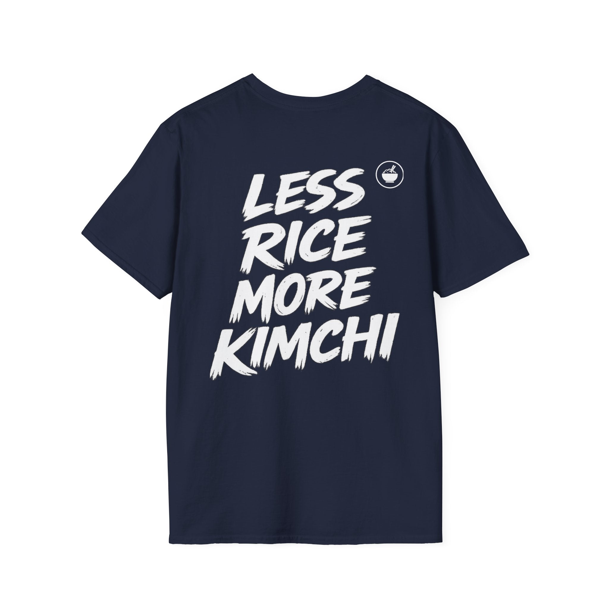 Kimchi T‑Shirt — 'Less Rice More Kimchi' Graphic Tee
