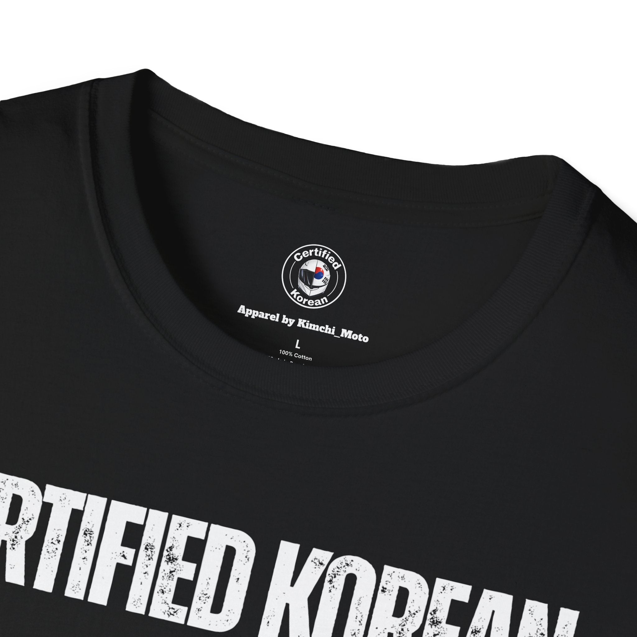 Certified Korean Helmet T-Shirt — Kimchi_Moto Motorcycle Tee
