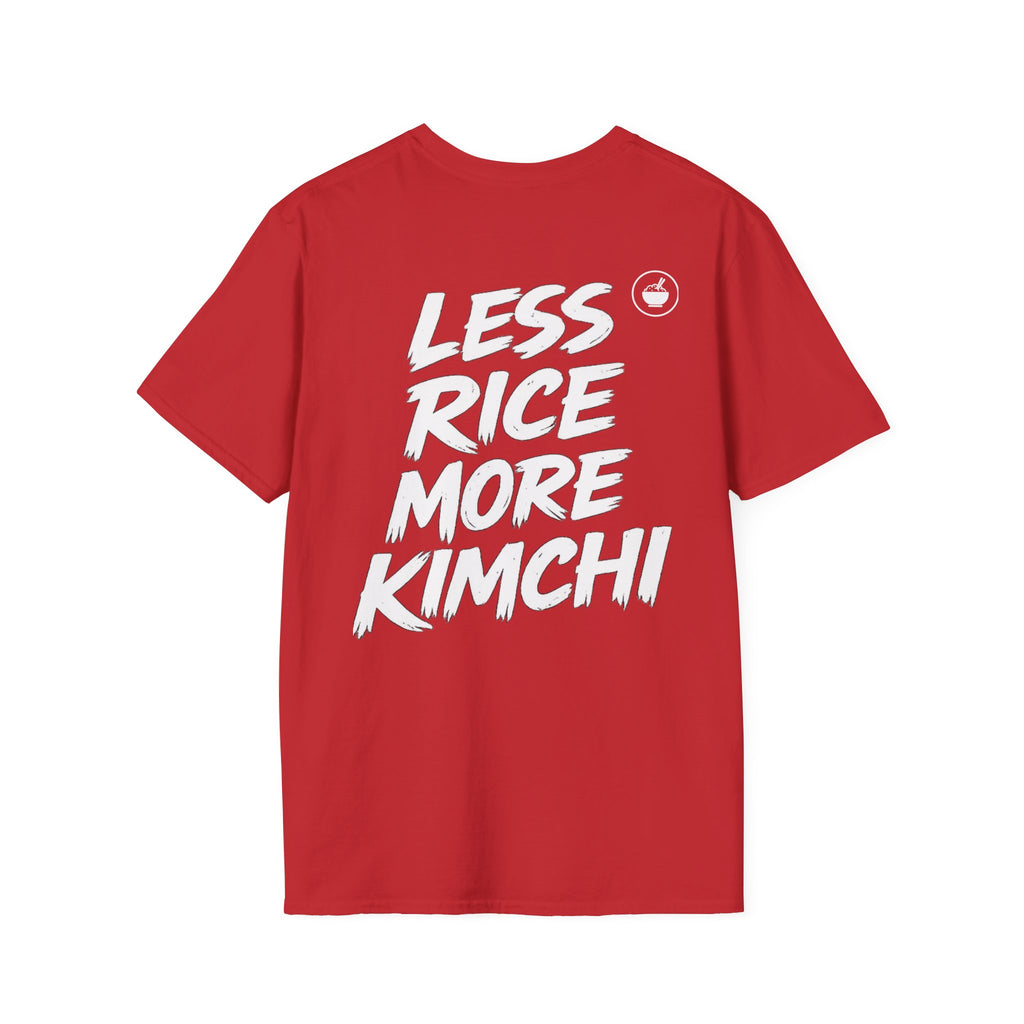 Kimchi T‑Shirt — 'Less Rice More Kimchi' Graphic Tee