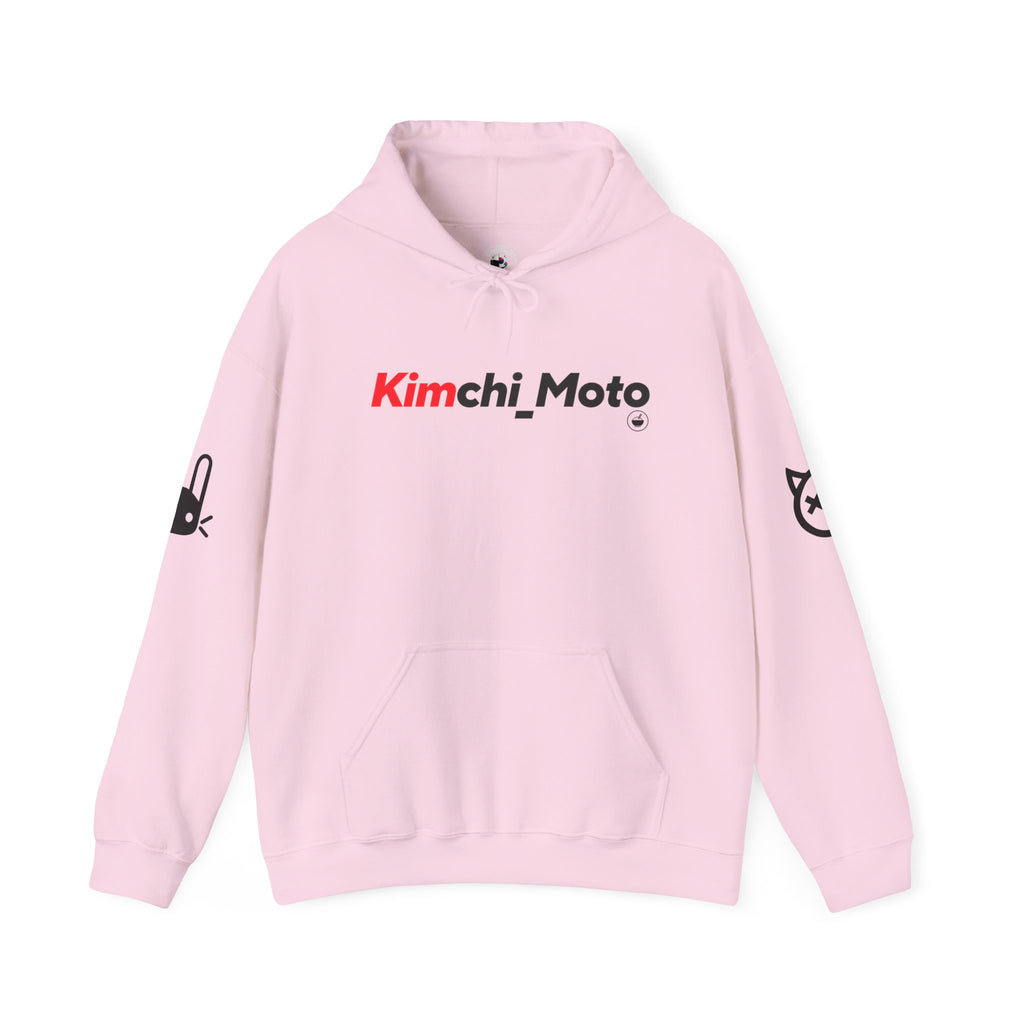 Kimchi Moto Limited Time Hoodie — "No Kimchi No Rice" Pink K-Pop Streetwear Hoodie