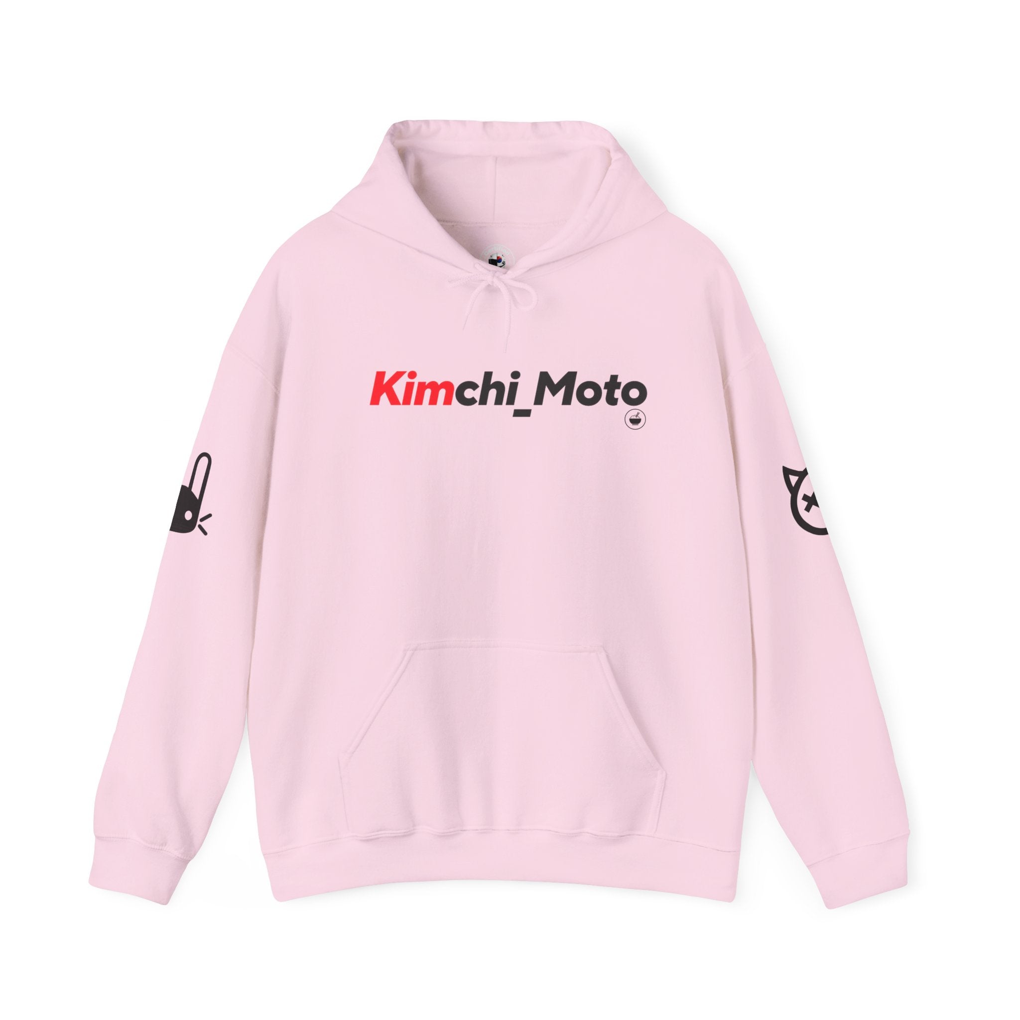 Kimchi Moto Limited Time Hoodie — "No Kimchi No Rice" Pink K-Pop Streetwear Hoodie