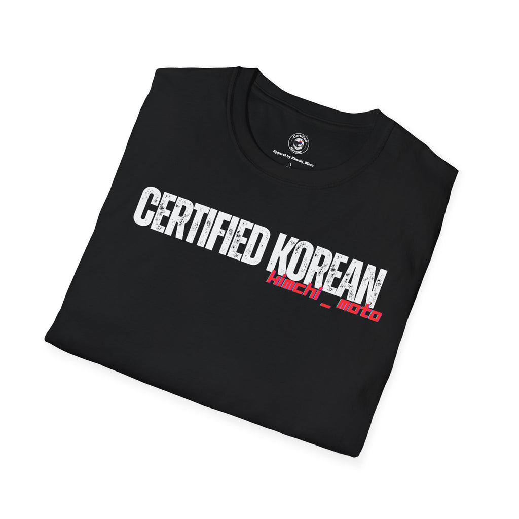 Certified Korean Helmet T-Shirt — Kimchi_Moto Motorcycle Tee