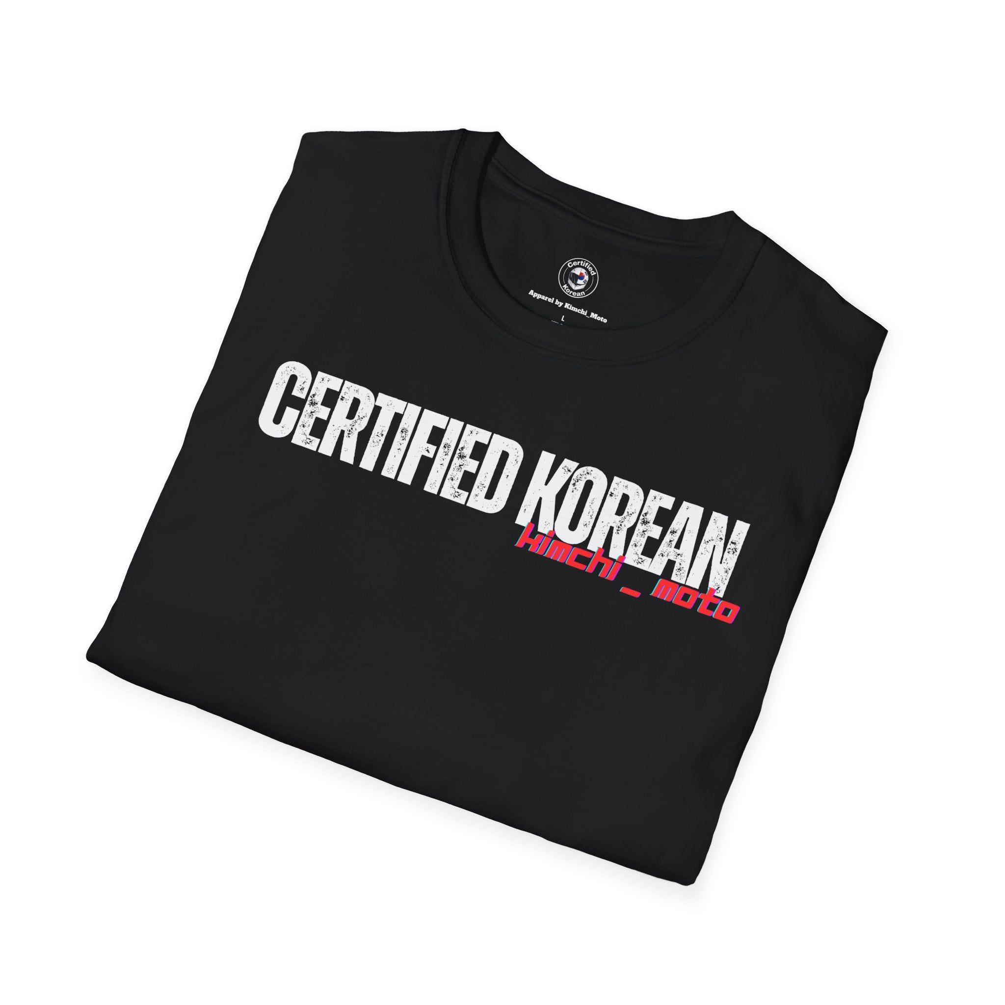 Certified Korean Helmet T-Shirt — Kimchi_Moto Motorcycle Tee
