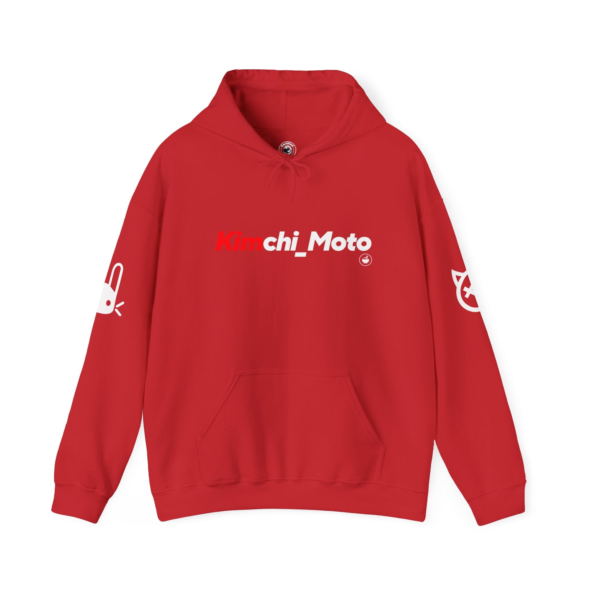 Kimchi Hoodie – 'Less Rice More Kimchi' Graphic Pullover