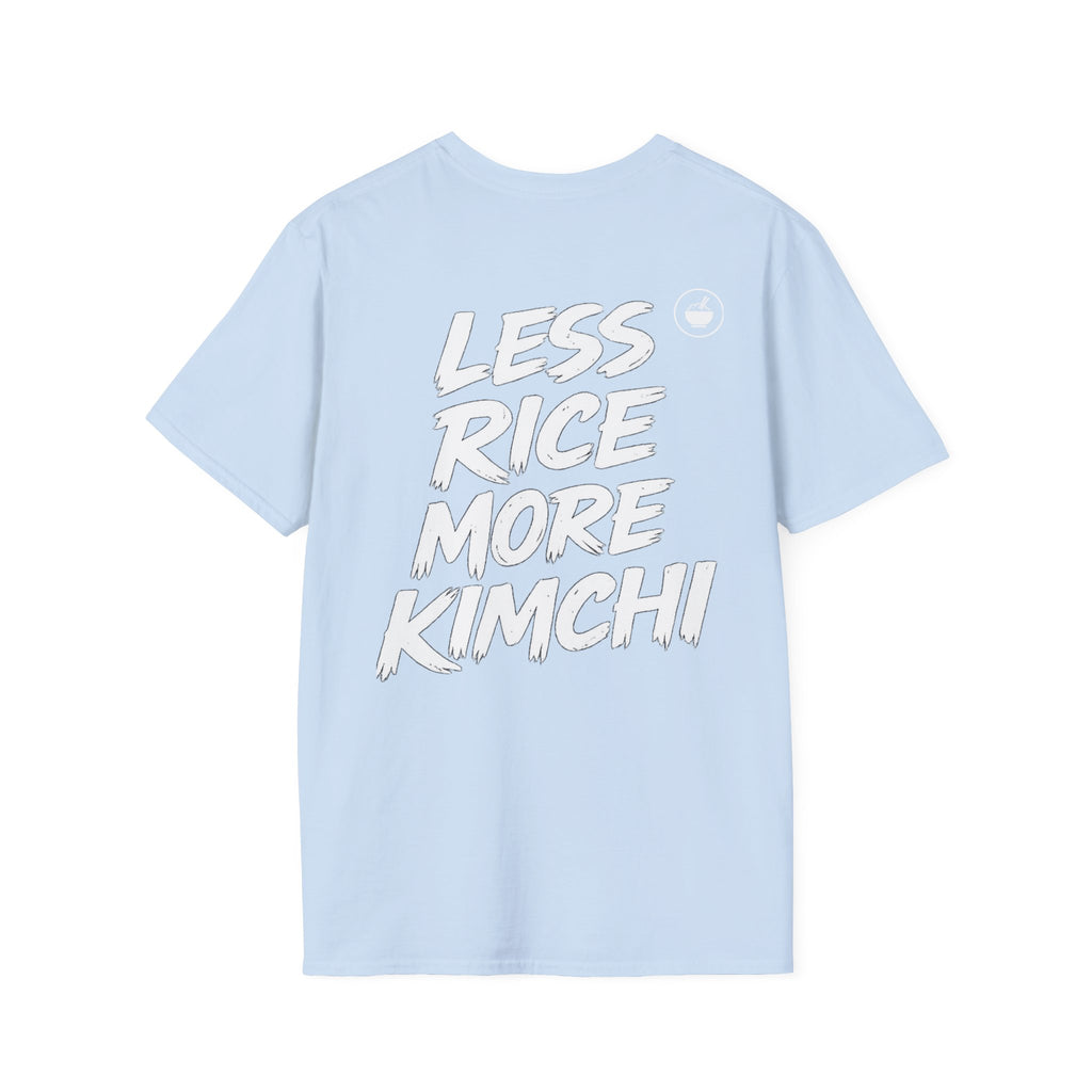 Kimchi T‑Shirt — 'Less Rice More Kimchi' Graphic Tee